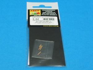 Aber A32003 Jeu de 4 embouts de canon pour mitrailleuses d&amp;#39;avion allemandes MG 17 de 7,92 mm (1/32) – Bild 3