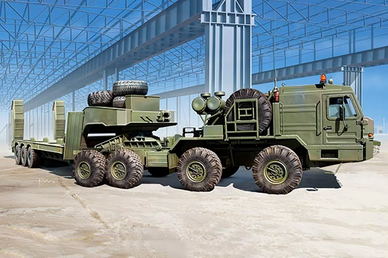 Trumpeter 01086 BAZ-6403 avec remorque ChMZAP-9990-071, échelle 1/35