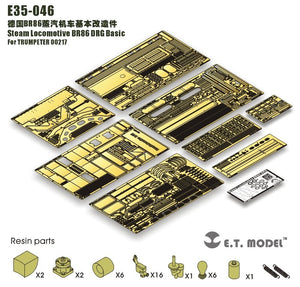 Locomotive à vapeur ET Model E35-046 BR86 DRG Basic (Pour TRUMPETER 00217) (1/35)