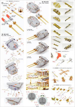 Pontos 35029F1 IJN NAGATO 1941 Ensemble de détail 1/350 – immagine 20