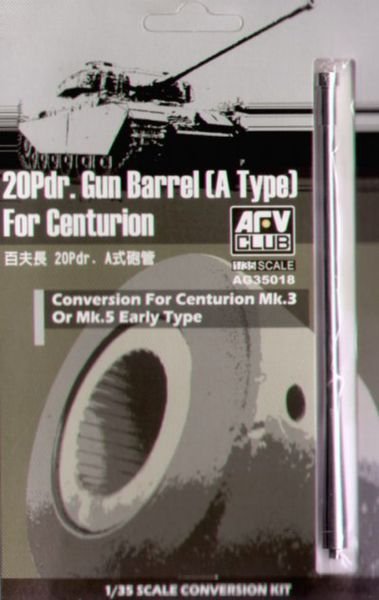 Canon de 20 livres AFV Club AG35018 (type A) pour Centurion 1/35