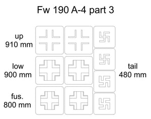 Omask 23005 Fw 190 A-4 partie 3 1/32