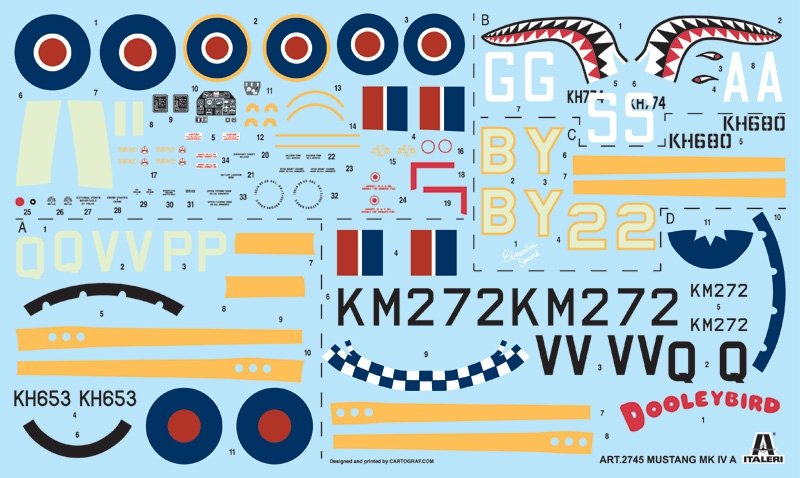 Italeri 2745 Mustang Mk.IV (1/48)  – Bild 2