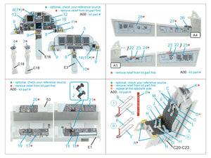Intérieur imprimé en 3D et coloré sur papier décalcomanie Quinta Studio QD48596 F-15E (Hasegawa) 1/48 – immagine 3