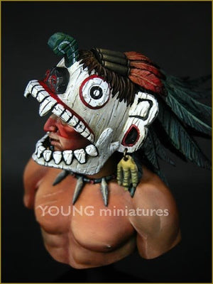 Young Miniatures YH1819 Guerrier aztèque 1/10 – immagine 6