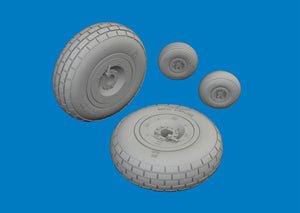 Roues Eduard 6481059 P-40E à bande de roulement à blocs Eduard 1/48 – image 4