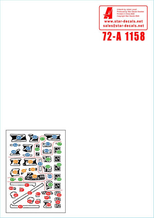 Star Decals 72-A1158 Guerre en Ukraine n° 19. BMP-3 russe en 2022-23, échelle 1/72 – Bild 3