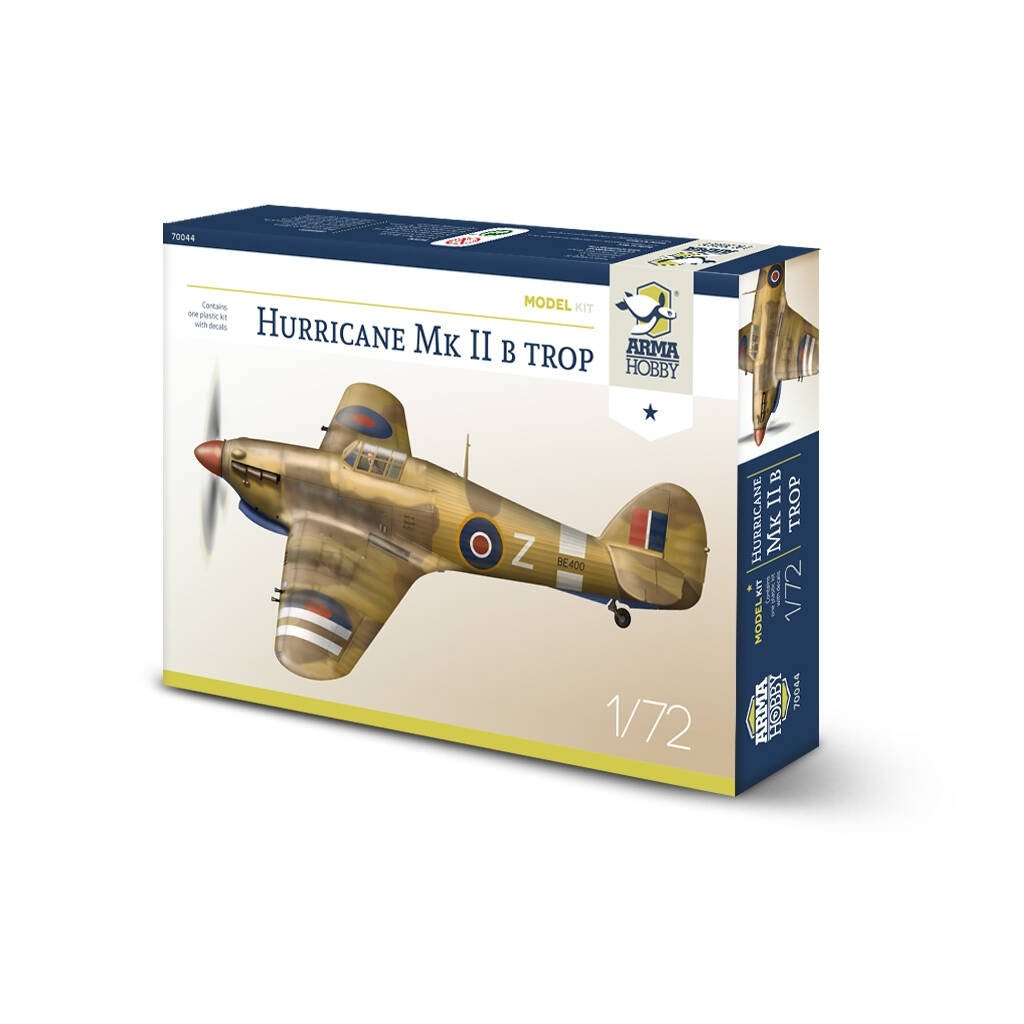 Arma Hobby 70044 Hurricane Mk II B Trop Model Kit 1/72 – zdjęcie 2