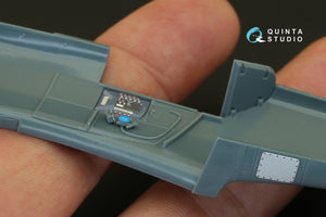 Intérieur imprimé en 3D et coloré sur papier décalcomanie Quinta Studio QD48075 Bf-109G-2 (pour kit Eduard) 1/48 – image 10