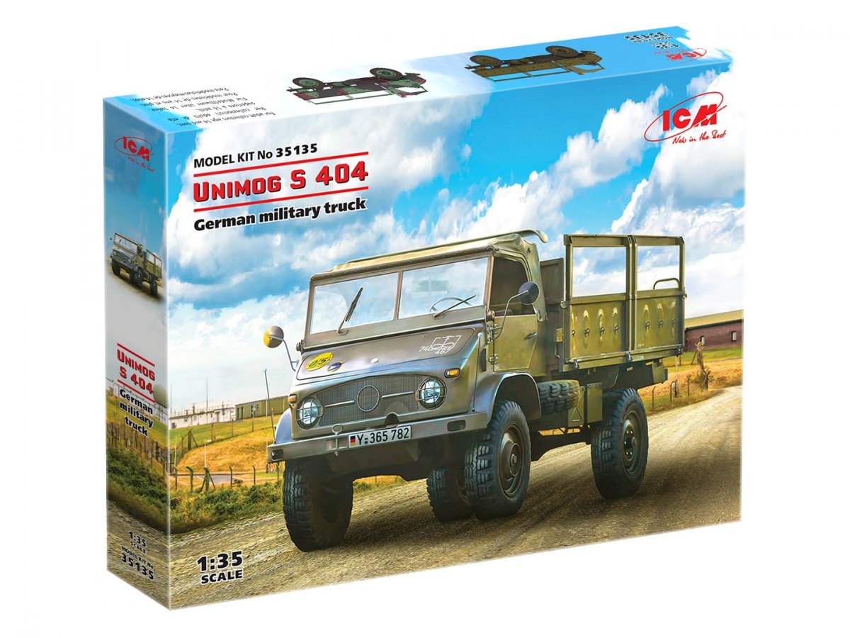 ICM 35135 Unimog S 404 Camion militaire allemand 1/35 – image 2