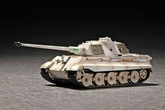 Tourelle Porsche King Tiger Trumpeter 07292 avec Zimmerit (1/72)