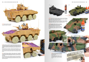 AK Interactive AK130017 MODELING MODERN ARMORED FIGHTING 8X8 VEHICLES (PL/EN) – zdjęcie 4