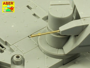 Armement Aber 35L-187 pour char de combat principal russe T-14 ARMATA : canon de 125 mm 2A82-1M et canon de 12,7 mm à l&amp;#39;échelle 1/35. – Bild 6