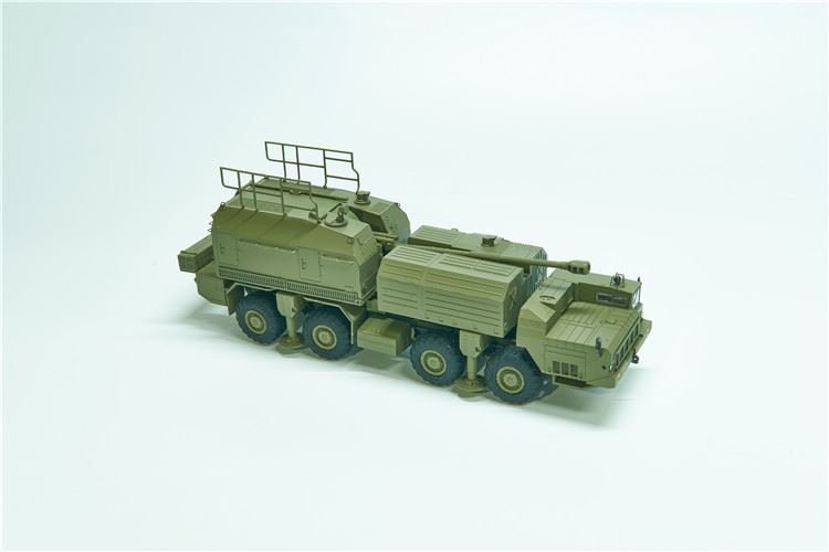 Modelcollect PP72001 Russian 130 mm coastal defense gun A-222 bereg pre-painted Kit 1/72 – zdjęcie 6