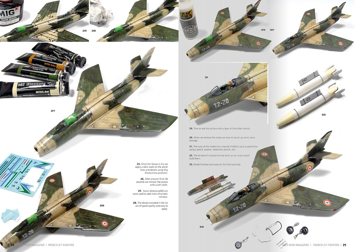 AK Interactive AK2931 ACES HIGH MAGAZINE NUMÉRO 15 CHASSEURS À RÉACTION FRANÇAIS – immagine 7