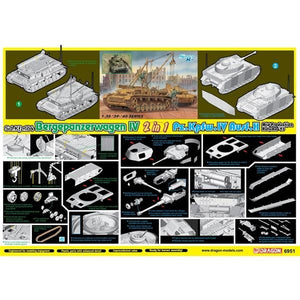 Dragon 6951 BERGEPANZER IV / Pz.IV H (2 EN 1) 1/35