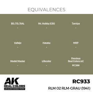 AK Interactive RC933 RLM 02 RLM-Grau (1941) 17 ml – immagine 3