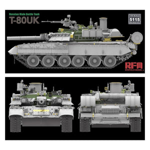 Maquette Rye Field 5115 Char de combat principal russe T-80UK au 1/35 – image 4