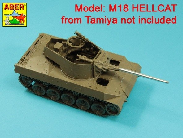 Aber 35L-325 76mm M1A1 Barrel for M18 Helcat Assault Gun 1/35 – image 5