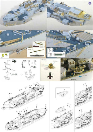 Very Fire 350009 USS Missouri (BB-63) Kit de détails (Very Fire 350903, 350909) 1/350 – Bild 4