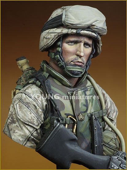 Young Miniatures YM1816 USMC Falloujah Irak 2004 1/10 – imagen 8