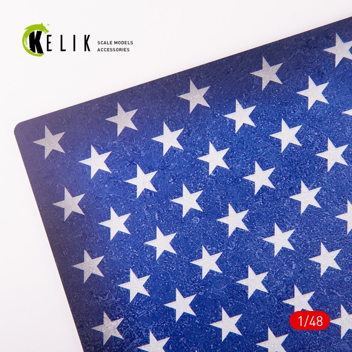 Drapeau américain KELIK KS48032 - Acrylique 3 mm (410 x 270 mm) (410 g) 1/48 – imagen 3