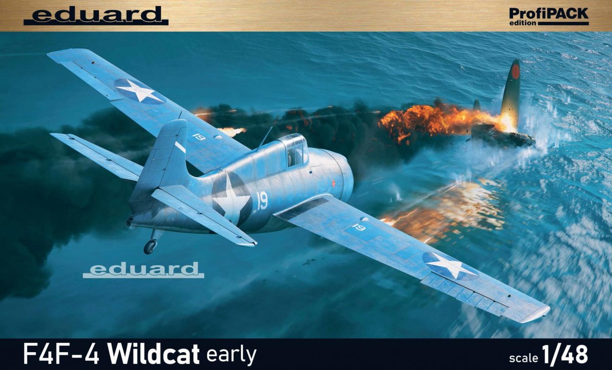Eduard 82202 F4F-4 Wildcat début 1/48