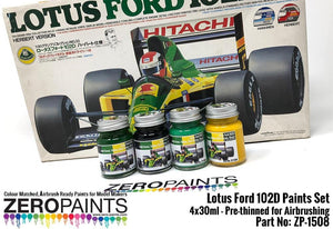 Coffret de peinture Zero Paints ZP-1508 Lotus Ford 102D (4 pots de 30 ml) – immagine 3