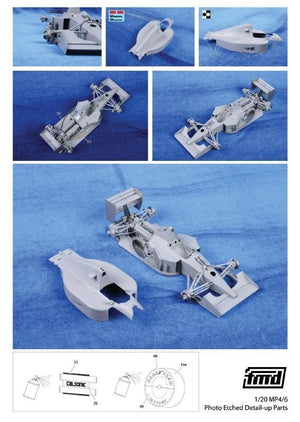 Kit de détails KA Models FE-20009 MCLAREN MP4/6 Fujimi 1/20 – Bild 3