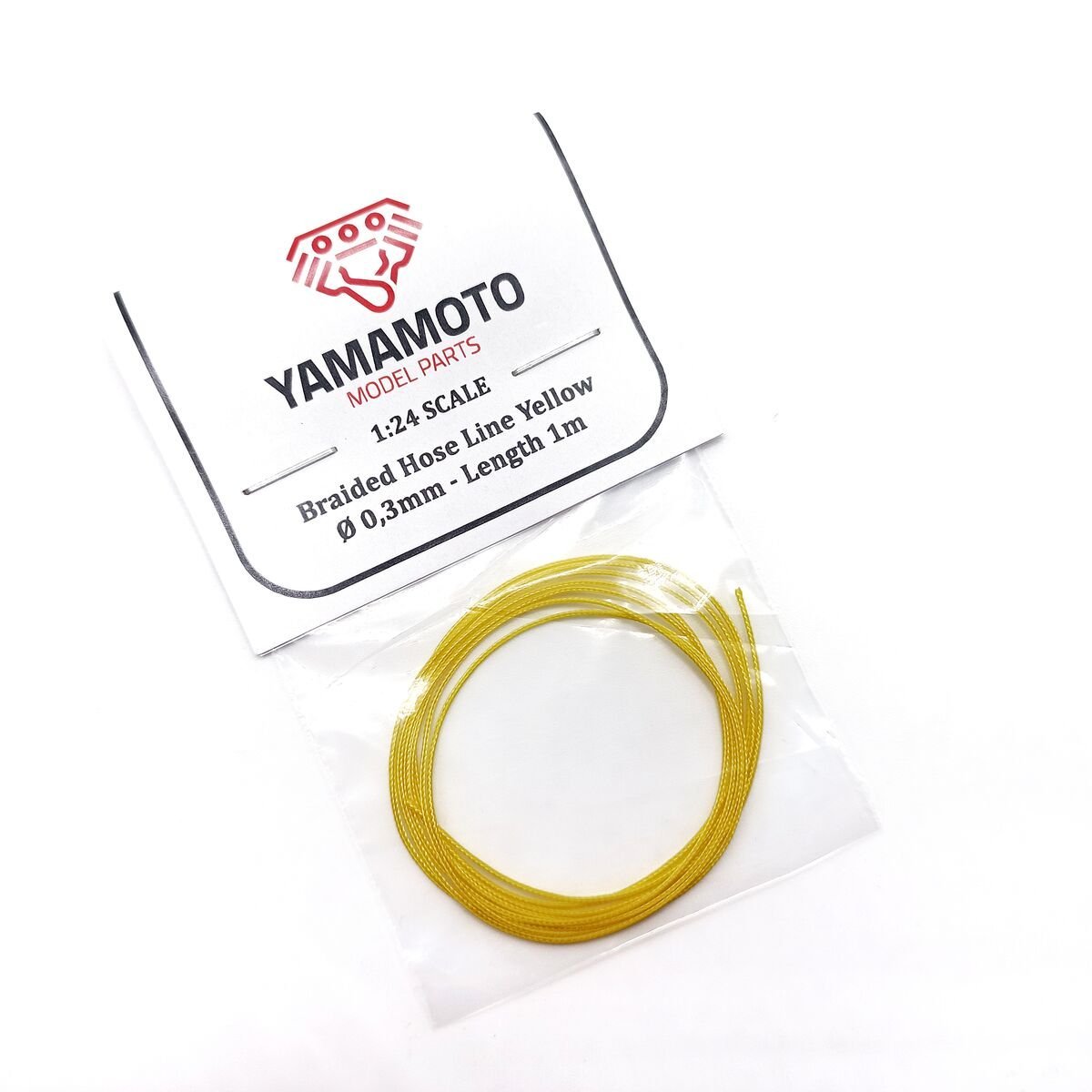 Tuyau tressé Yamamoto YMPTUN89 jaune 0,3 mm 1 m 1/24