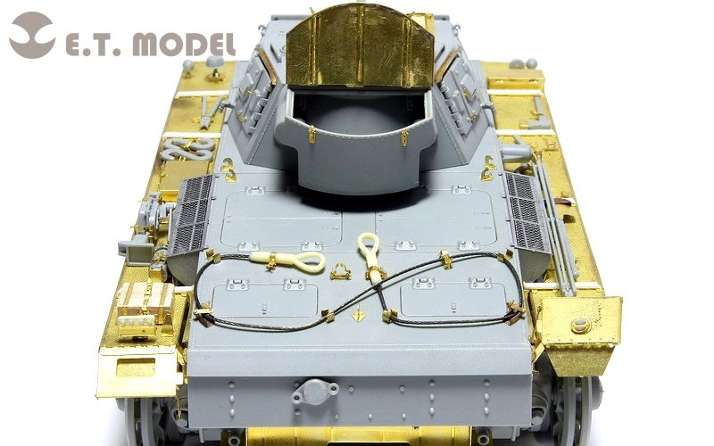 ET modèle E35-030 WWII allemand Pz.Kpfw.III Ausf.J Basic (pour DRAGON 6463/6394) (1/35) – image 4