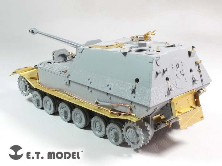 ET modèle E35-189 WWII allemand Elefant Schwerer Jagdpanzer Basic (pour Kit DRAGON) (1/35) – immagine 3