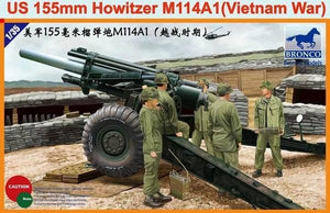 Bronco CB35102 Obusier américain de 155 mm M114A1 (Guerre du Vietnam) (1/35)