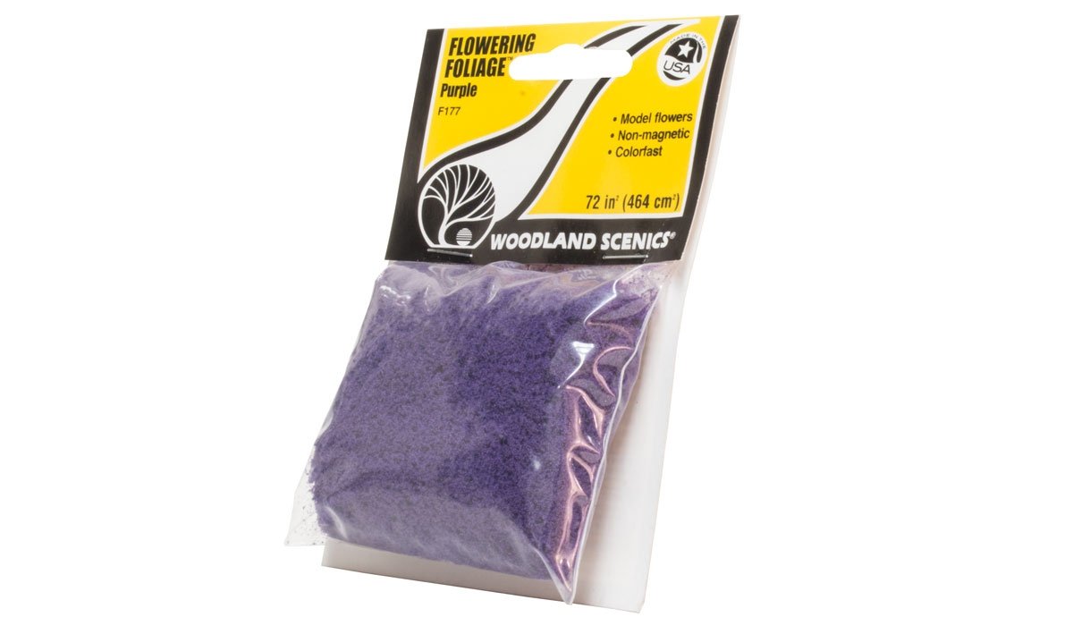 Feuillage fleuri violet Woodland WF177 – image 3