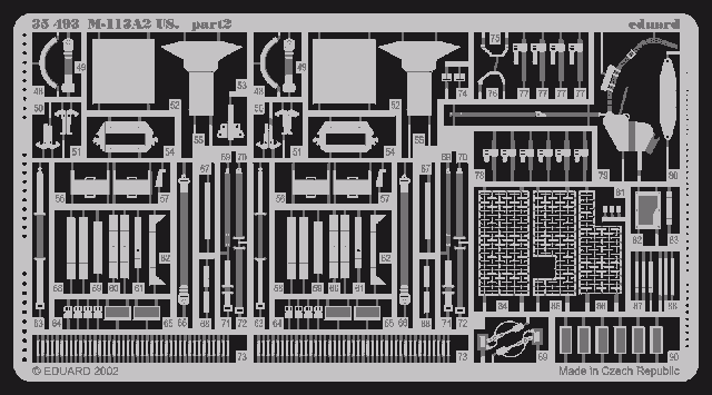 Eduard 35493 M-113A2 US 1/35 Academy – zdjęcie 2
