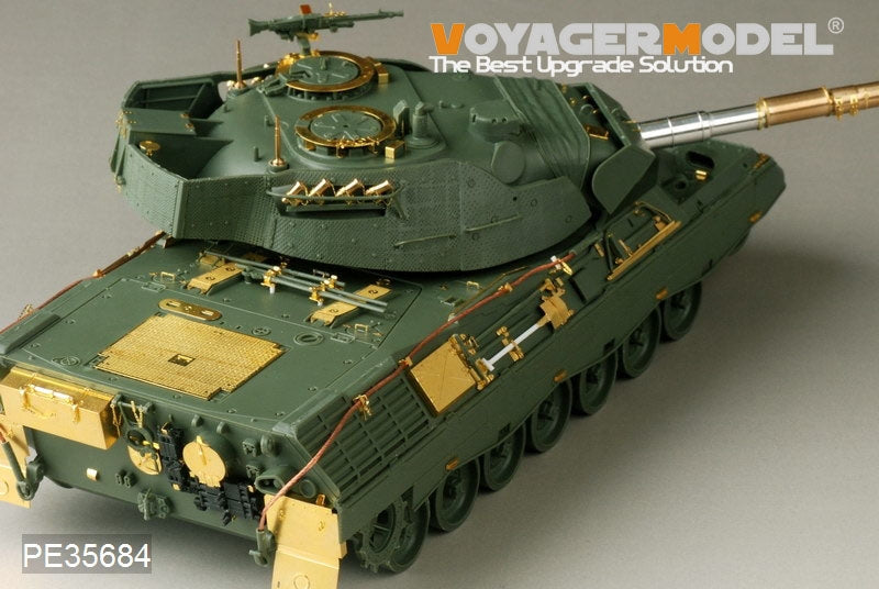 Maquette Voyager PE35684 du char de combat principal allemand Leopard 1A5 moderne pour TAKOM 2004, échelle 1/35 – immagine 8