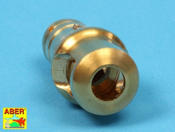 Aber 16L-09 Frein de bouche tardif pour le canon utilisé sur la version tardive du char Tiger I, Tiger II (tourelle Henschel) / Frein de bouche tardif utilisé sur le canon allemand de 8,8 cm des Tiger I et Tiger II (tourelle Henschel) à l&amp;#39;échelle 1/16 – image 13