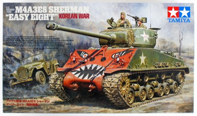 Tamiya 35359 M4A3E8 Sherman Easy Eight Guerre de Corée 1/35