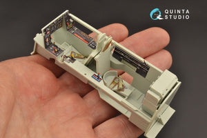Intérieur imprimé en 3D et coloré sur papier décalcomanie (Revell) Quinta Studio QD32093 He 219 1/32 – immagine 5