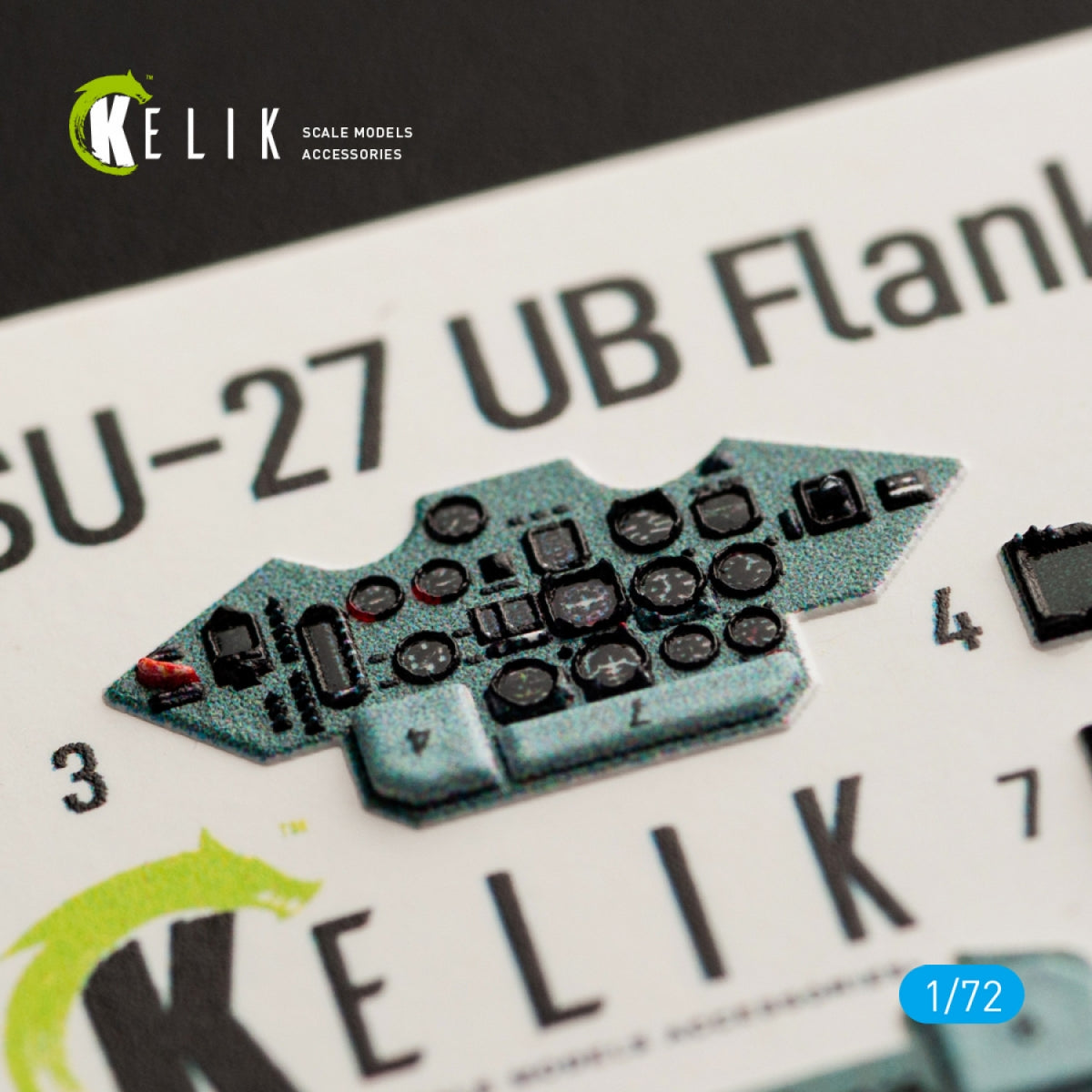 KELIK K72041 SU-27UB DÉCALCOMANIES 3D INTÉRIEURES POUR MAQUETTE TRUMPETER 1/72 – image 3