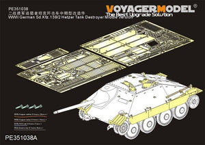 Voyager modèle PE351038A WWII allemand Sd.Kfz.138/2 Hetzer chasseur de chars version moyenne (B ver comprend canon de pistolet) (pour DRAGON 6037 6066 9148) 1/35