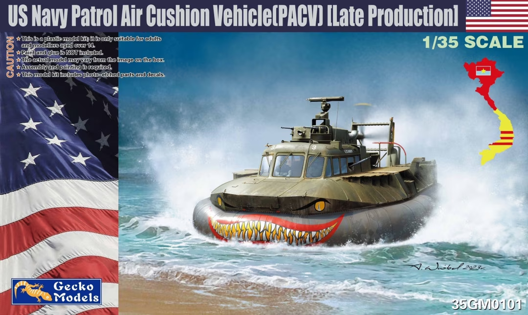 Gecko Models 35GM0101 PACV SK-5 (Véhicule de patrouille à coussin d'air) 1/35