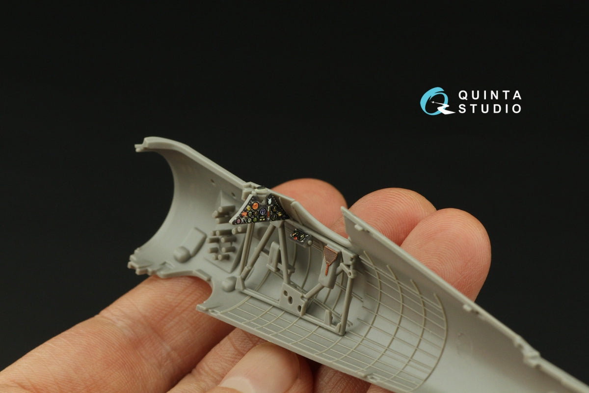 Intérieur imprimé en 3D et coloré sur papier décalcomanie Quinta Studio QD48335 PZL P.11c (Arma Hobby) 1/48 – Bild 5
