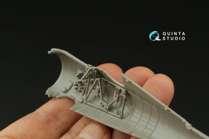 Intérieur imprimé en 3D et coloré sur papier décalcomanie Quinta Studio QD48335 PZL P.11c (Arma Hobby) 1/48 – Bild 5