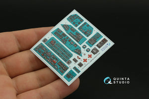Intérieur imprimé en 3D et coloré sur papier décalcomanie Quinta Studio QD35065 Mi-8MT (Trumpeter) 1/35 – image 5