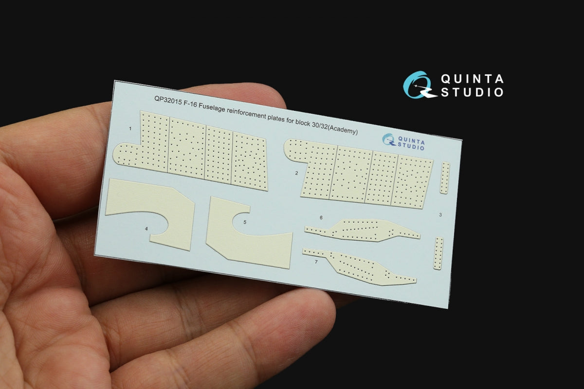Quinta Studio QP32015 Plaques de renfort bloc 30/32 F-16 (Académie) 1/32 – image 2
