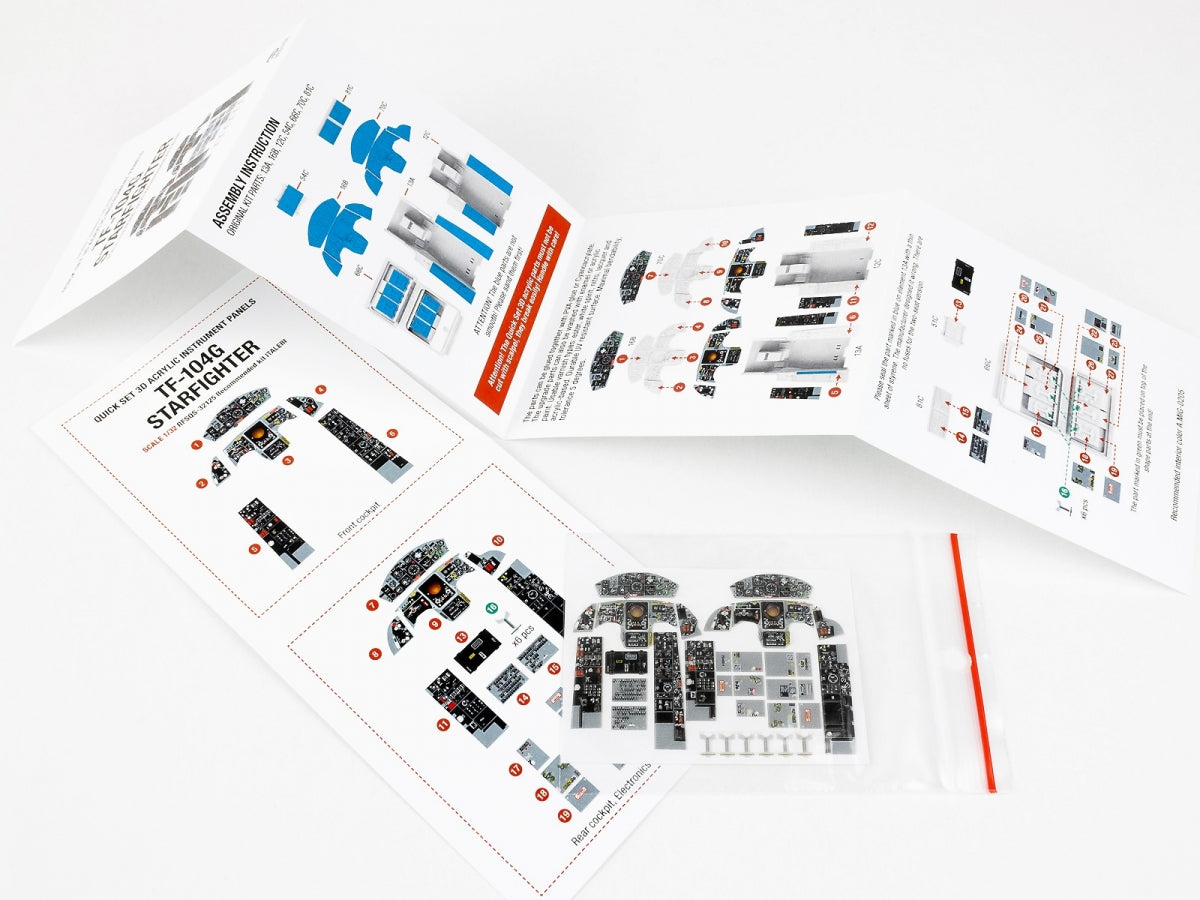 Red Fox Studio QS-32125 TF-104G Starfighter (Twin seater) Italeri 1/32 – zdjęcie 3