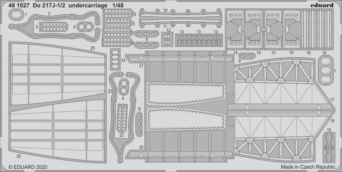 Eduard BIG49266 Pour 217J-1/2 1/48 ICM – immagine 9