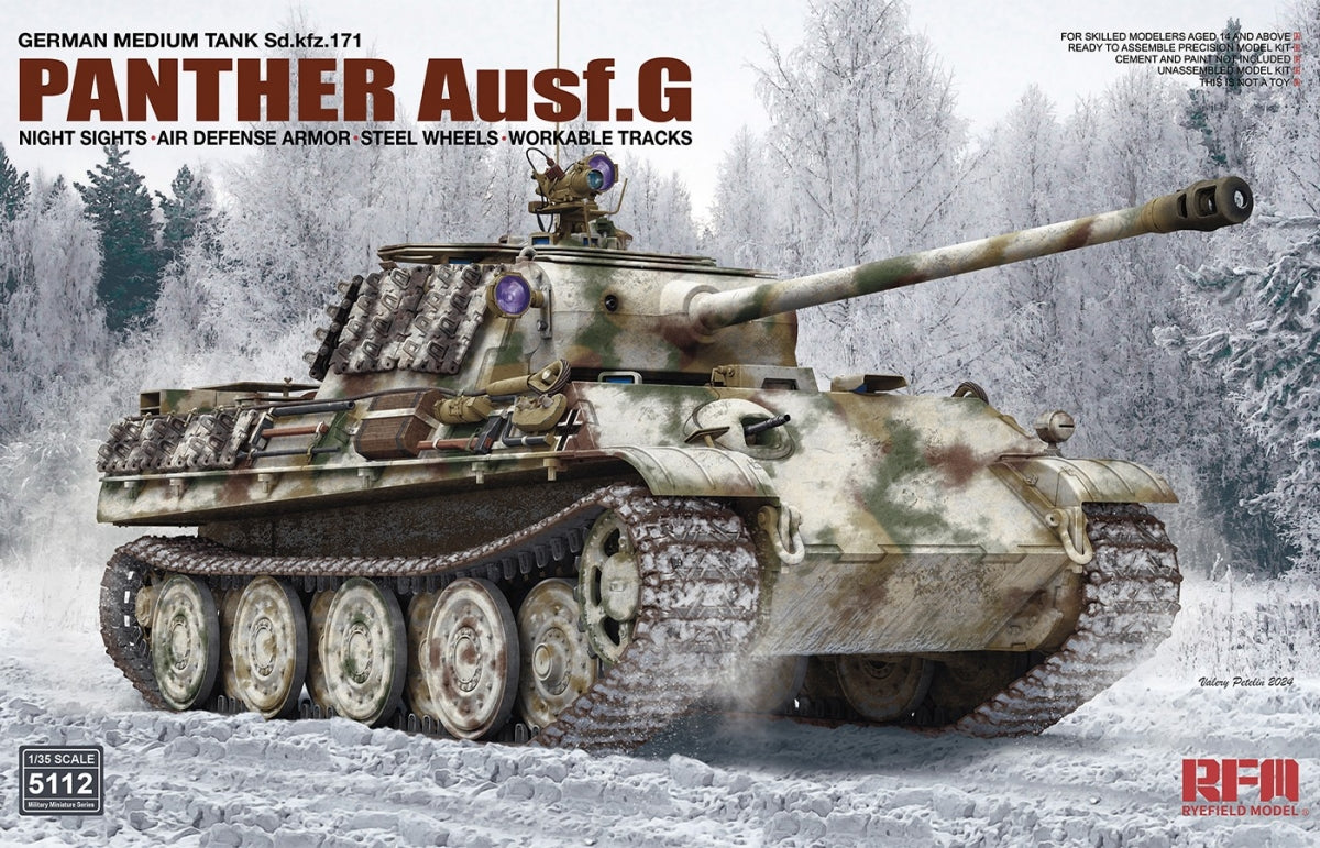 Rye Field modèle 5112 PANTHER AUSF.G 1/35 