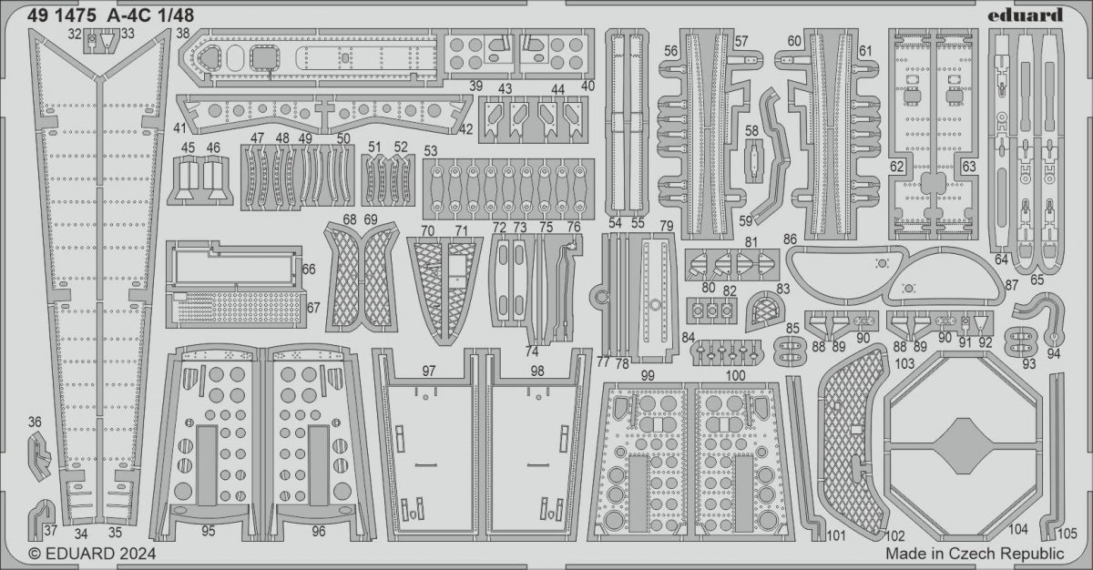 Eduard 491475 A-4C HOBBY 2000, HASEGAWA 1/48 – immagine 2